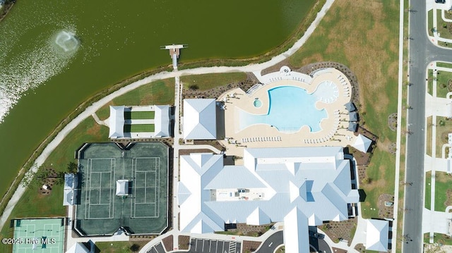 3200 Laughing Gull Ter, Wilmington, NC 28412 - drone / aerial view of a pool