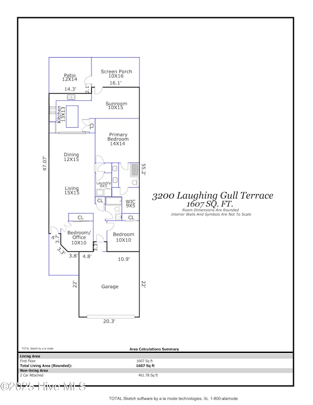 3200 Laughing Gull Ter, Wilmington, NC 28412 - view of room layout