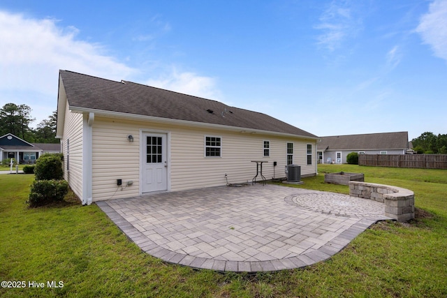 182 Tylers Cove Way, Winnabow, NC 28479 - back of property featuring a patio and central AC unit