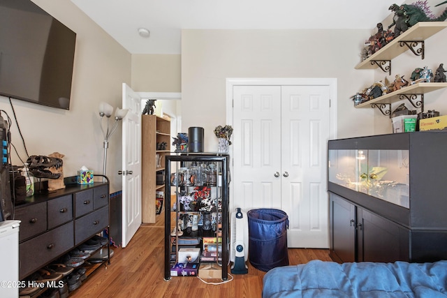 600 Pearson Cir, Newport, NC 28570 - bedroom featuring light wood-style flooring and a closet