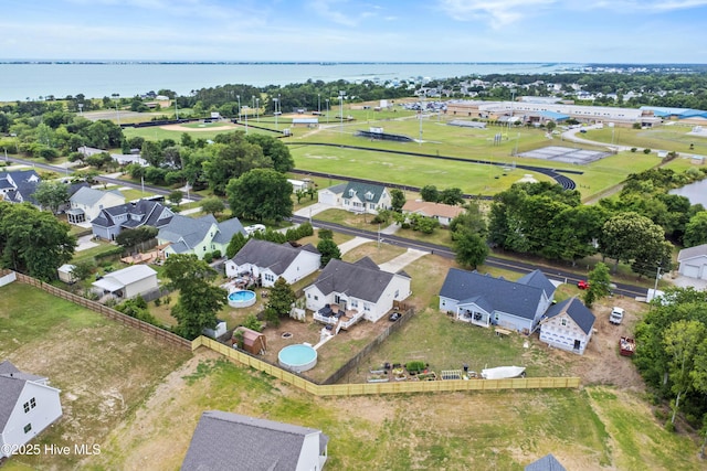 600 Pearson Cir, Newport, NC 28570 - aerial perspective of suburban area with a nearby body of water