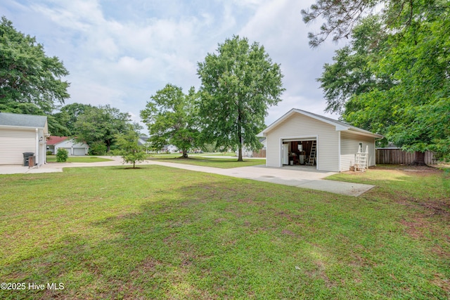 318 Winding Creek Rd, Rocky Point, NC 28457 - view of yard with an outdoor structure and a detached garage