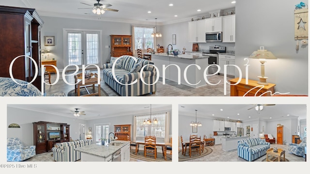 2402 W Oak Island Dr, Oak Island, NC 28465 - view of marketing collateral with multiple images