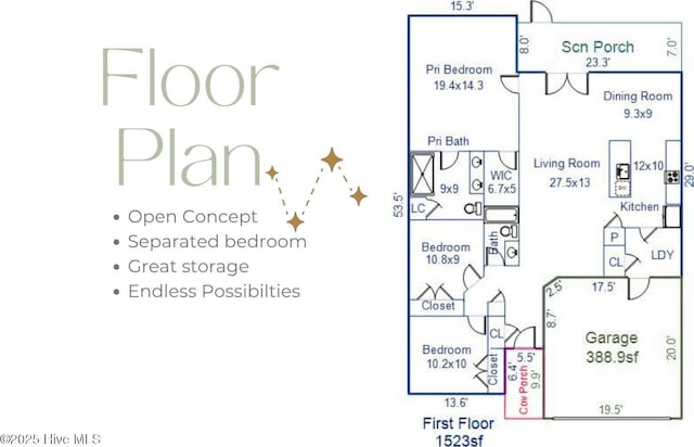 2402 W Oak Island Dr, Oak Island, NC 28465 - home floor plan