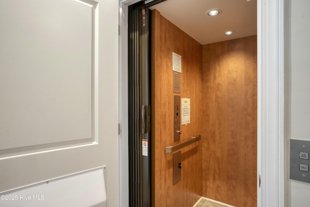 876 Villas Dr, North Topsail Beach, NC 28460 - elevator with recessed lighting