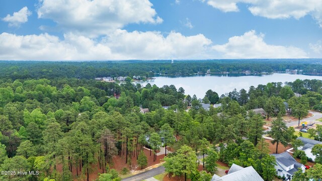 103 Schever Rd, West End, NC 27376 - aerial view of a heavily wooded area and a nearby body of water