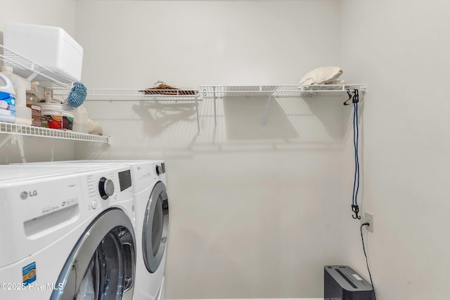 505 Rivage Promenade, Wilmington, NC 28412 - laundry room featuring washing machine and dryer