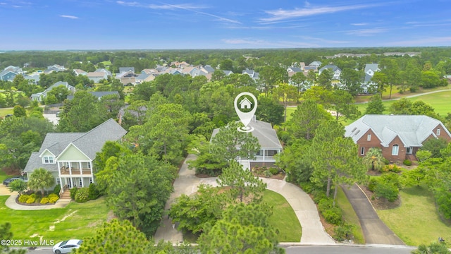 505 Rivage Promenade, Wilmington, NC 28412 - aerial perspective of suburban area