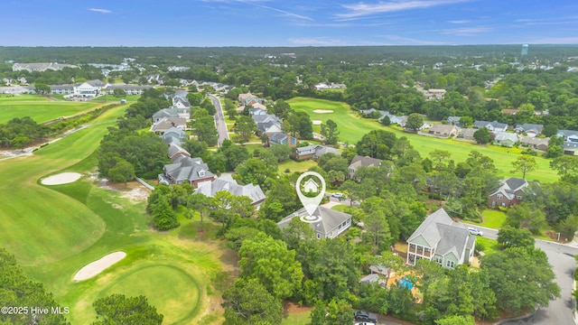 505 Rivage Promenade, Wilmington, NC 28412 - aerial overview of property's location featuring a golf course and nearby suburban area