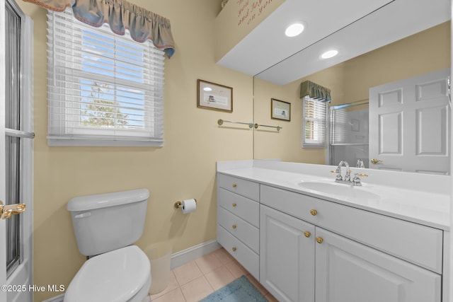 155 Mckenzie Rd E, Pinehurst, NC 28374 - full bath with toilet, baseboards, plenty of natural light, and vanity