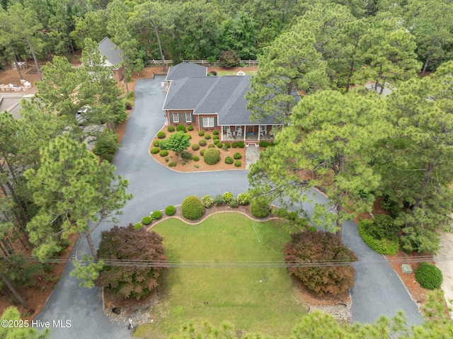 155 Mckenzie Rd E, Pinehurst, NC 28374 - view from above of property featuring a forest