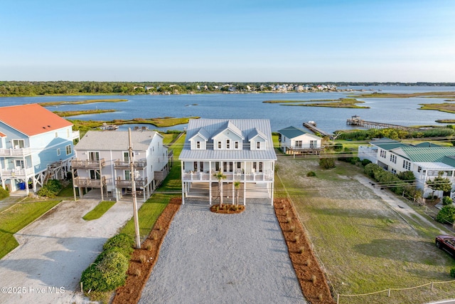 1753 New River Inlet Rd, North Topsail Beach, NC 28460 - bird's eye view of a nearby body of water