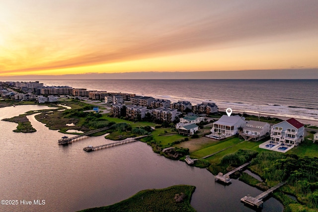 1753 New River Inlet Rd, North Topsail Beach, NC 28460 - bird's eye view of a nearby body of water
