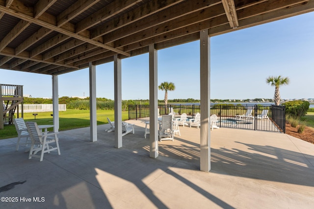 1753 New River Inlet Rd, North Topsail Beach, NC 28460 - view of patio / terrace