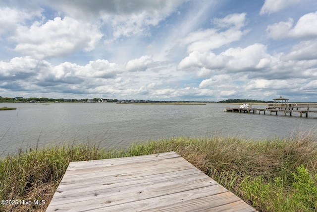 1753 New River Inlet Rd, North Topsail Beach, NC 28460 - dock with a water view