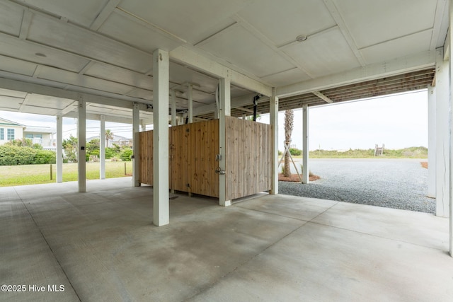 1753 New River Inlet Rd, North Topsail Beach, NC 28460 - garage featuring a carport