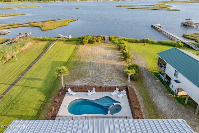 1753 New River Inlet Rd, North Topsail Beach, NC 28460 - bird's eye view of a nearby body of water and a pool