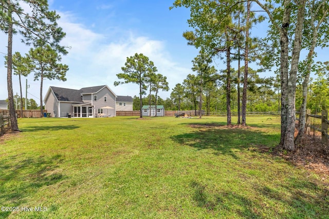 527 Everett Glades, Sneads Ferry, NC 28460 - view of yard
