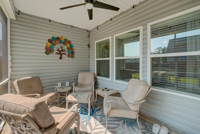 14 Thrush Trl, Hampstead, NC 28443 - sunroom / solarium with ceiling fan