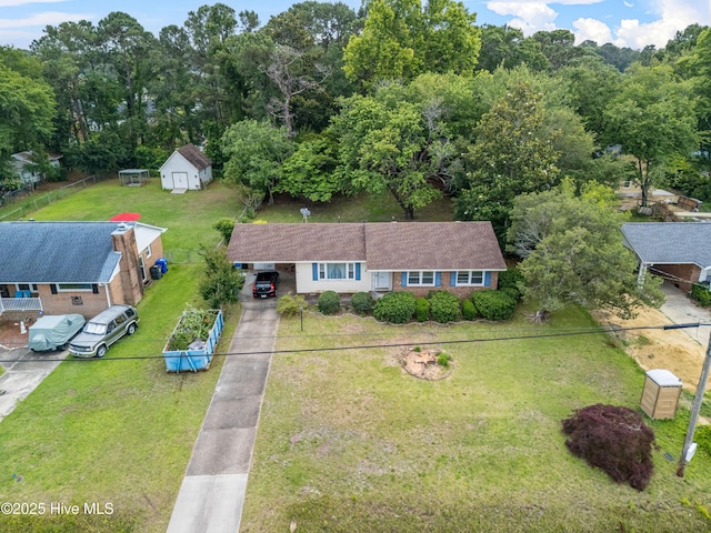 525 Mohican Trl, Wilmington, NC 28409 - aerial view of property and surrounding area