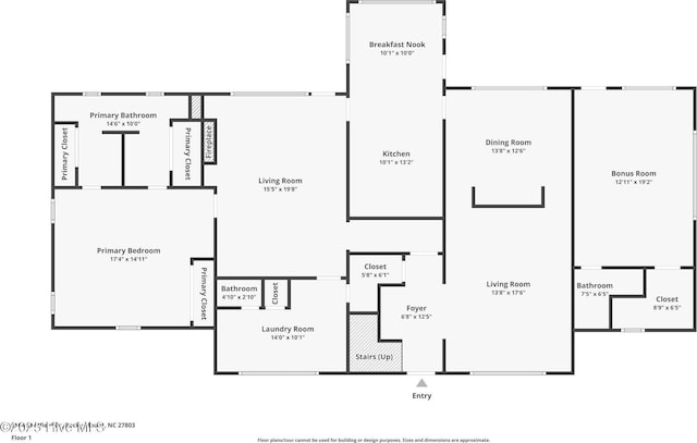3504 Sheffield Dr, Rocky Mount, NC 27803 - home floor plan
