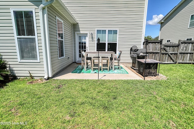 1187 S Brook Rd, Winnabow, NC 28479 - view of patio / terrace with a grill