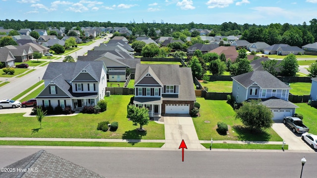 1187 S Brook Rd, Winnabow, NC 28479 - aerial perspective of suburban area