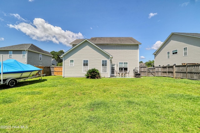 1187 S Brook Rd, Winnabow, NC 28479 - rear view of property with a fenced backyard
