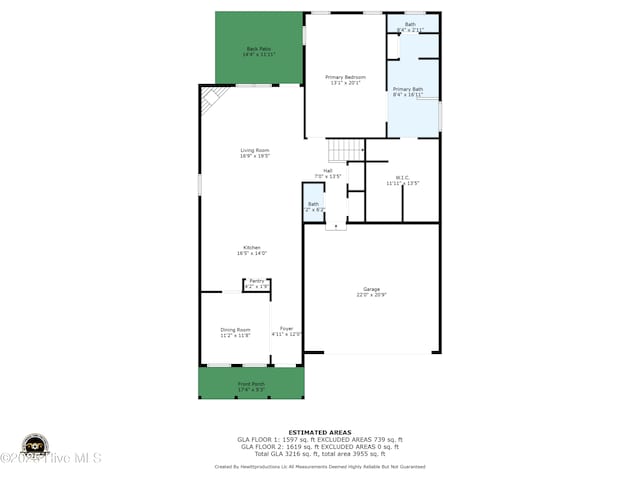 1187 S Brook Rd, Winnabow, NC 28479 - view of floor plan / room layout