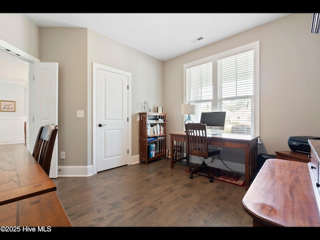 2385 Red Birch Trl NE, Leland, NC 28451 - office area with wood finished floors and baseboards
