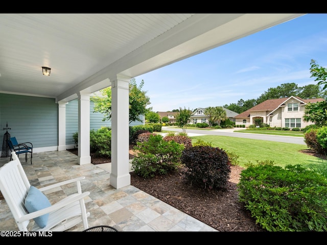 2385 Red Birch Trl NE, Leland, NC 28451 - view of patio / terrace with a residential view