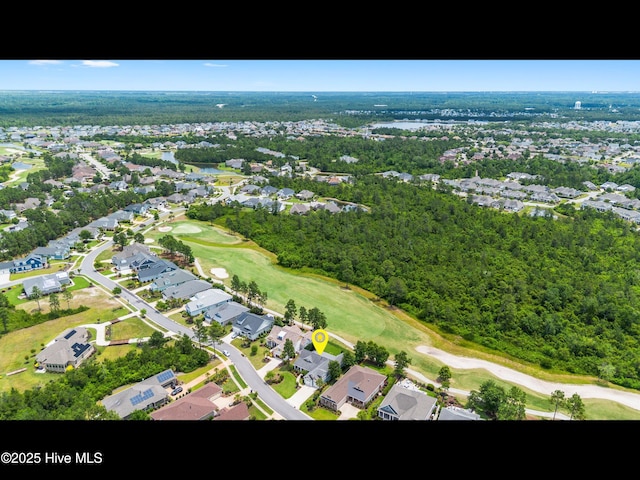 2385 Red Birch Trl NE, Leland, NC 28451 - aerial overview of property's location featuring a local golf course and nearby suburban area