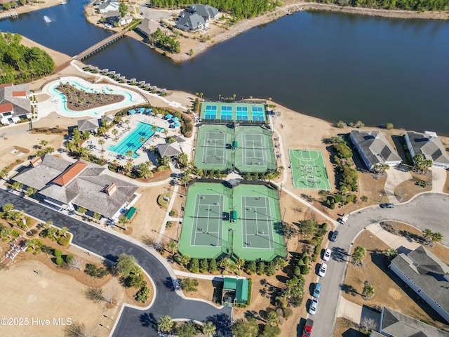 2385 Red Birch Trl NE, Leland, NC 28451 - aerial overview of property's location with a large body of water
