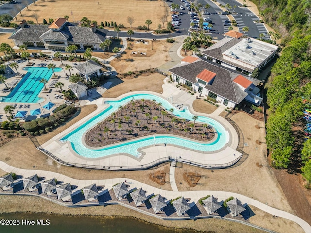 2385 Red Birch Trl NE, Leland, NC 28451 - bird's eye view of a pool