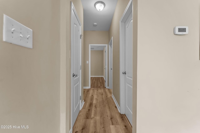 433 Shepherd Trl, Aberdeen, NC 28315 - corridor with light wood-type flooring and baseboards