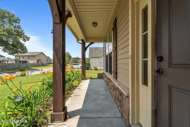 433 Shepherd Trl, Aberdeen, NC 28315 - view of patio / terrace with a residential view