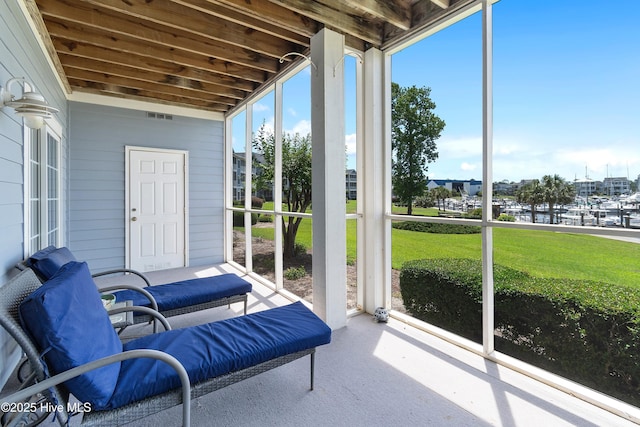 2555 St James Dr SE Unit 102, Southport, NC 28461 - view of sunroom / solarium
