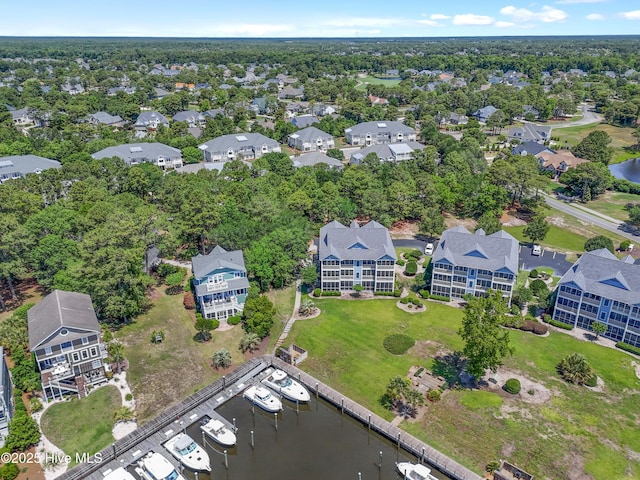 2555 St James Dr SE Unit 102, Southport, NC 28461 - aerial perspective of suburban area with a large body of water
