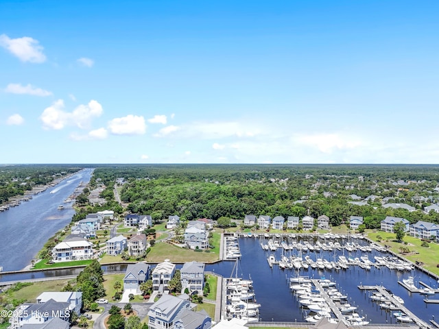 2555 St James Dr SE Unit 102, Southport, NC 28461 - aerial view of numerous boat docks and a nearby body of water