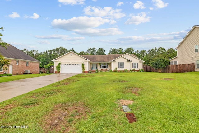 912 Morganser Dr, Swansboro, NC 28584 - ranch-style house featuring an attached garage and driveway
