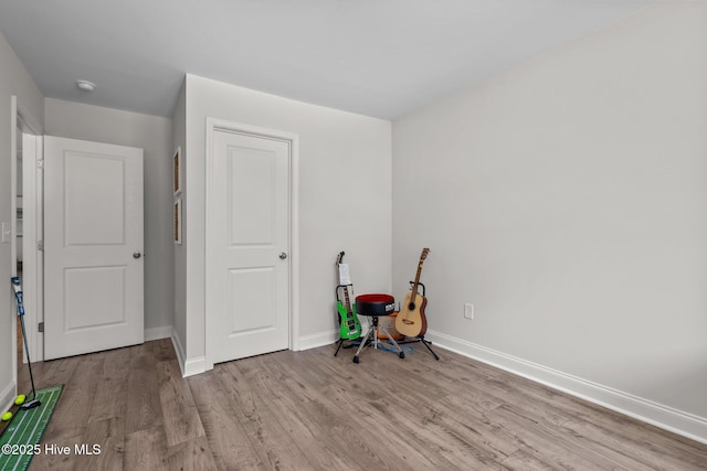106 Josephs Pt, West End, NC 27376 - unfurnished bedroom with wood finished floors and baseboards