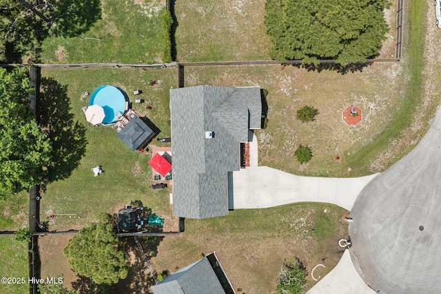 500 Nutfield Dr, Hubert, NC 28539 - aerial view of property and surrounding area with a pool area