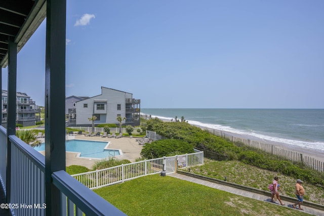 1896 New River Inlet Rd Unit 1212, North Topsail Beach, NC 28460 - water view featuring nearby beach