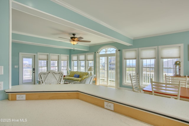 306 Marina Way N, Topsail Beach, NC 28460 - sunroom / solarium with french doors