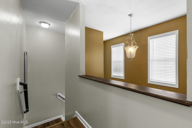 700 Stafford Ln, Jacksonville, NC 28546 - stairs featuring wood finished floors and baseboards