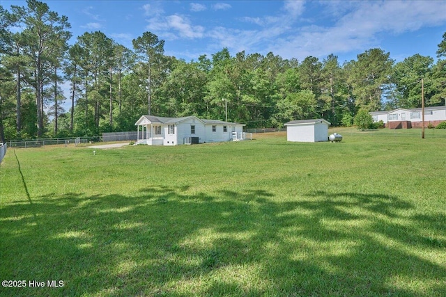 110 Texanna Ln, Raeford, NC 28376 - view of yard