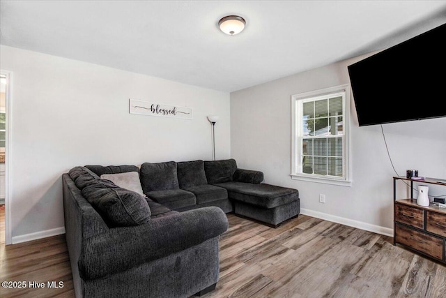 209 Bunche Dr, Goldsboro, NC 27530 - living room with wood finished floors and baseboards
