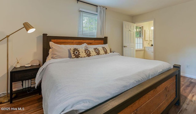 1809 E Indiana Ave, Southern Pines, NC 28387 - bedroom with wood finished floors and baseboards