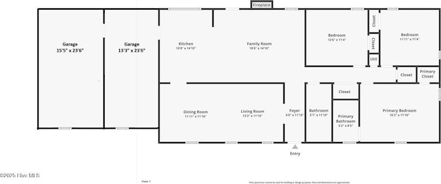 1809 E Indiana Ave, Southern Pines, NC 28387 - home floor plan