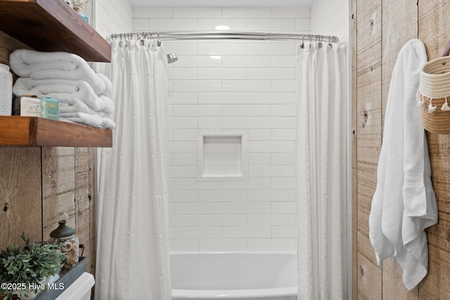 2767 Nags Head Rd SW, Supply, NC 28462 - bathroom with shower / bath combination with curtain